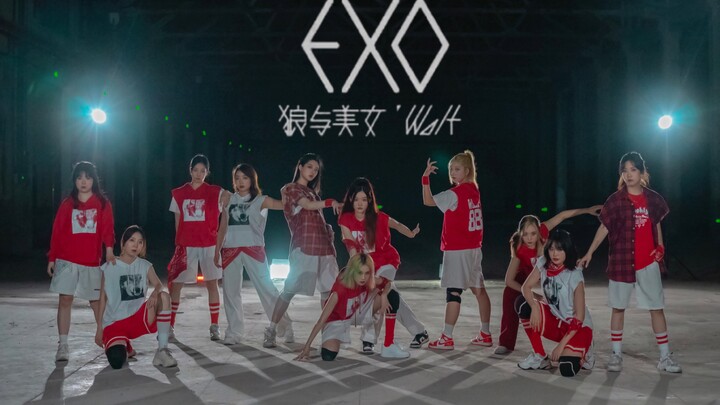 【EXO】狼与美女WOLF全女生版翻跳｜这下谁还分得清我们跟EXO