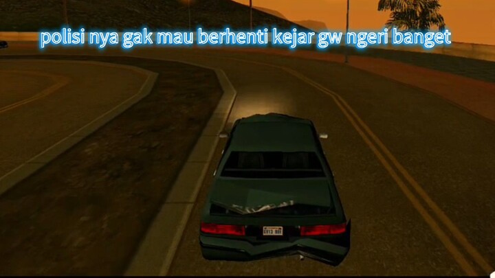 kabur dari polisi, gila polisi nya gak mau berhenti kejar gw cok🔥
