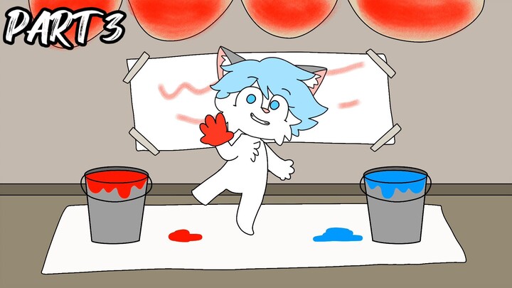 CERITA SINGKAT ANTARA"IBU DAN ANAK"  BERMAIN MERAH DAN BIRU JADI UNGU