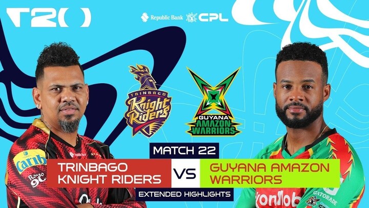🔥 Trinbago Knight Riders vs Guyana Amazon Warriors | CPL 2026 Extended Highlights 🏏