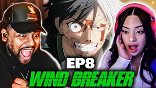 Sakura Power Is UNMATCHED | Wind Breaker EP8 REACTION