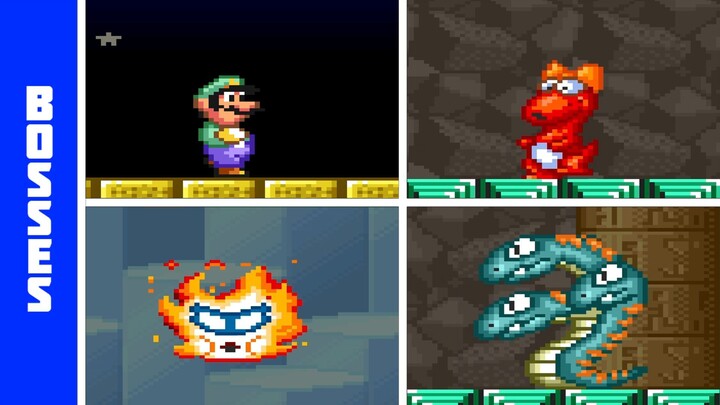 Super Mario All Stars Super Mario Bros. 2 (SNES) - All Bosses