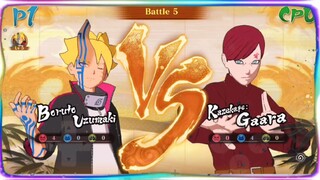 Boruto Karma Progression VS Gaara Pomade - Naruto Storm Connections Android Gameplay