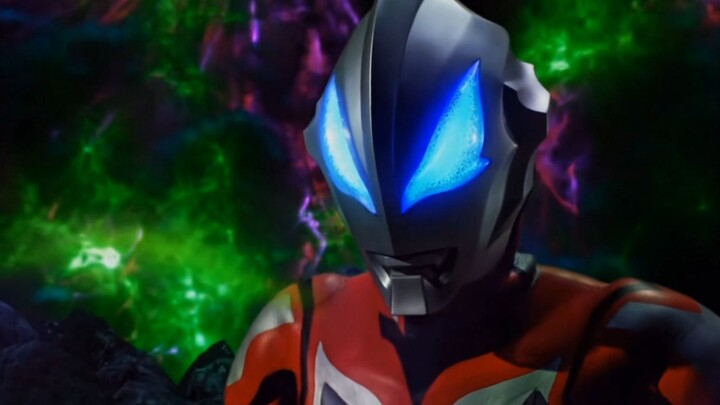 Comparison between the ending of Orb's fight and the memory of Belia in the ending of Geed