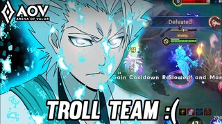 AOV : BRIGHT/TOSHIRO GAMEPLAY | EASY GAME BUT MY TEAM TROLL - ARENA OF VALOR LIÊNQUÂNMOBILE ROV COT