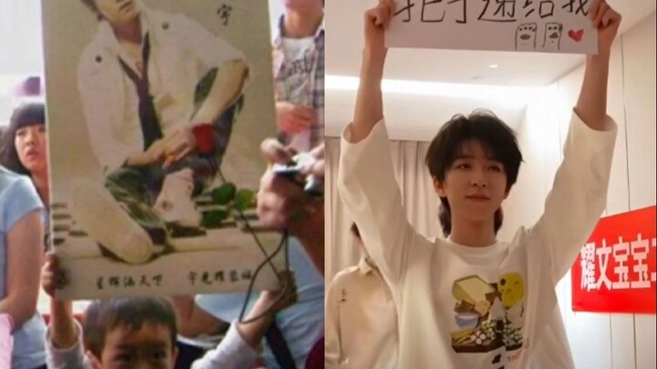 Foto He Junlin yang mengidolakan artis atas nama ibunya bertambah lagi satu
