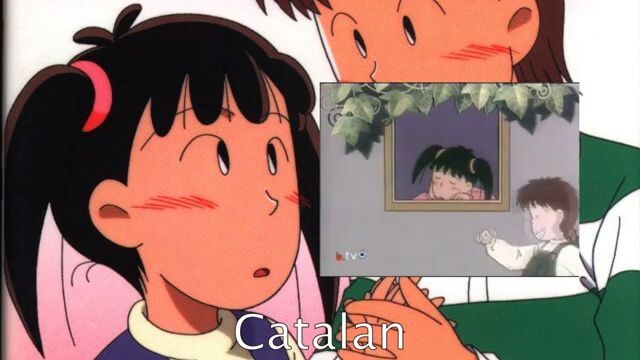 Azuki-chan Opening Multilanguage Comparison