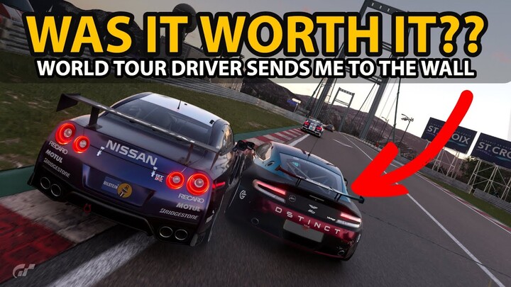 Gran Turismo 7 World Tour Driver Sends Me to the WALL!! Was it Worth Doing?