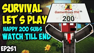 EP2S1 | Survival let's play | Happy 200 Subs!