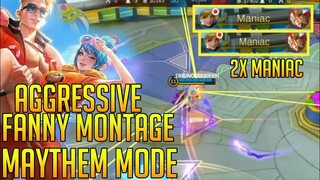 SUPPER AGGRESSIVE FANNY MAYTHEM MONTAGE | Mobile Legends Bang Bang | Noobqueen ph