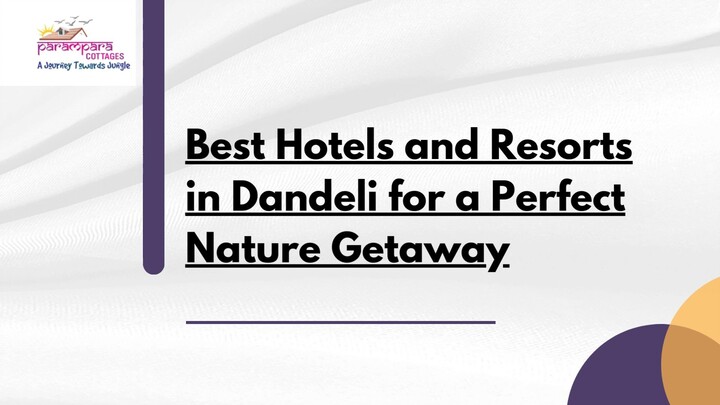Best Hotels and Resorts in Dandeli for a Perfect Nature Getaway