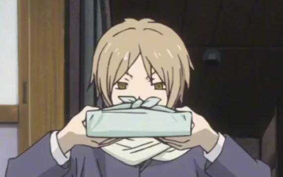 The cat teacher turns into Natsume and goes to school with only bento in his mind