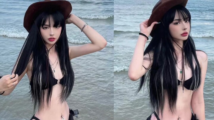 Sexy denim, surfing the web! [Yuna]