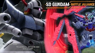 Moon Gundam vs Zeong [SD Gundam Battle Alliance]