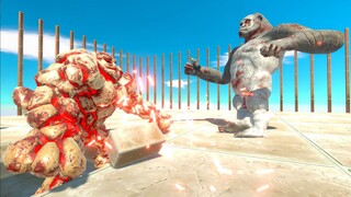 LAVA GOLEM vs STRONG UNITS FIGHT IN CAGE - Animal Revolt Battle Simulator