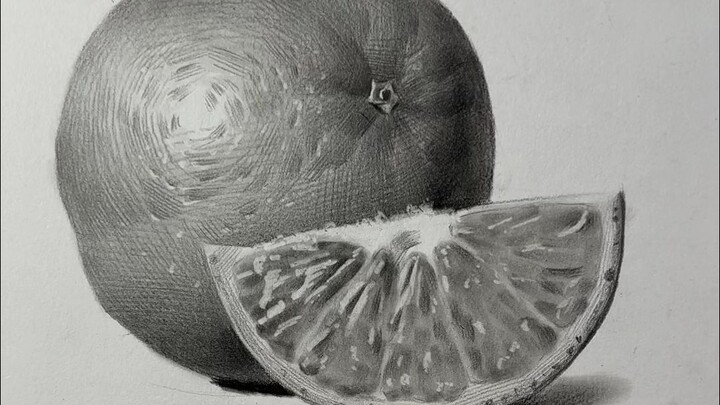 Easily learn how to draw mandarin orange segments from scratch