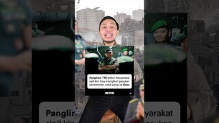 TNI bilang sipil bisa ikut ke Gaza bantuin warga Palestina? Kamu mau ikut? #shorts