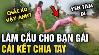 Cười té ghế với màn 'QUA CẦU' đỉnh cao của cặp tình nhân trẻ, từ 'NGÔN TÌNH' chuyển thành 'BI KỊCH'