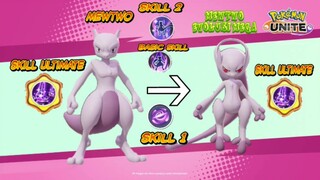 pokemon unite || kucing ada di mewtwo imut inut gimana gittu evolusi mega nya