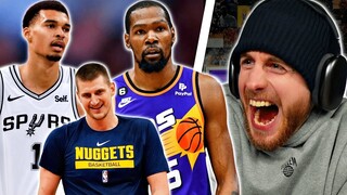 Mieser DUNK über WEMBY | Suns Big 3 is CRAZY | Jokic spielt mit seinem Essen | KBJ