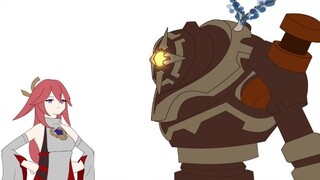 [MAD]Yae Miko hài hước trong game <Genshin Impact>