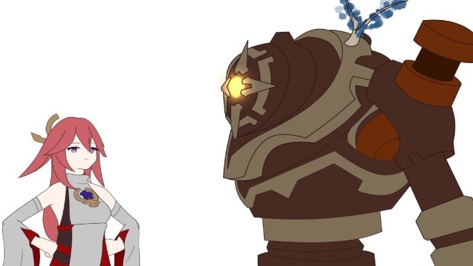 [MAD]Yae Miko hài hước trong game <Genshin Impact>