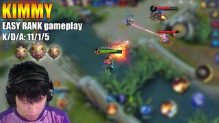 Easy game with KIMMY | Mythic rank gameplay [K2 Zoro]