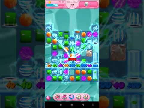 Candy Crush Saga: Level 15 || Score 185600 || First Try || Gold Medal