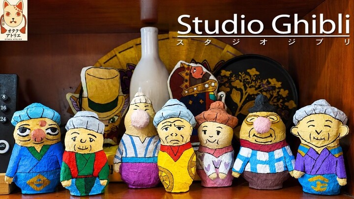 🍃✨ DIY The 7 Grandmas from The Boy and the Heron 👵 | Studio Ghibli Room Decor