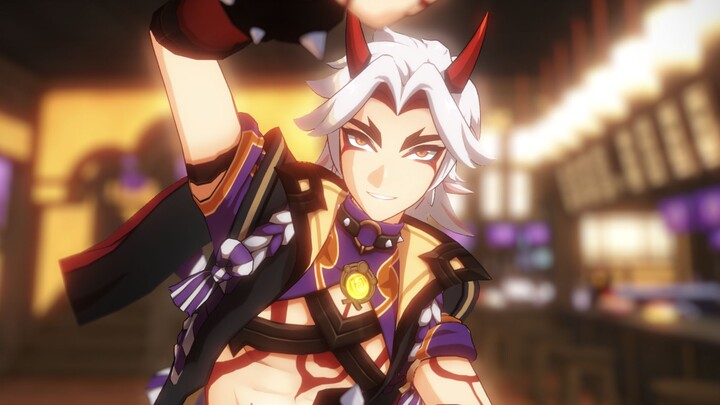 [Genshin Impact MMD/Genshin Impact rendering] HaiLan Home, men's wardrobe [Aratake Ito/lost in parad