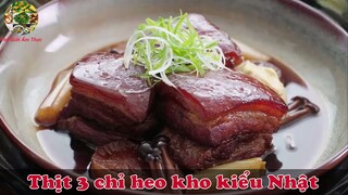 Món thịt ba chỉ heo kho kiểu Nhật