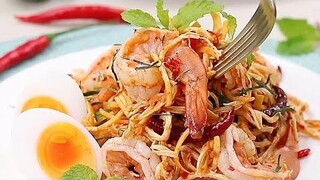 ยำหัวปลีไก่ฉีกEasyCooking