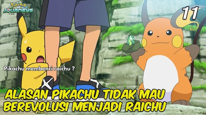 PIKACHU KETAKUTAN SETELAH TAU IA AKAN BEREVOLUSI - Cerita Pokemon Journeys 11