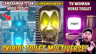REACTION SKIBIDI TOILET MULTIVERSE! DISINI SKIBIDI TOILET JADI MANUSIA & CAMERAMAN JADI TOILET!