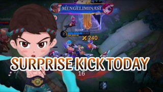 SURPRISE KICK TODAY