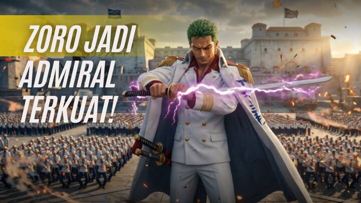 ZORO JADI ADMIRAL?! 🤯 Begini Jadinya Kalo Roronoa Direkrut Garp Bukan Luffy!