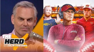 The Herd | Colin Cowherd rips Commanders HC Ron Rivera clarifies perceived jab at QB Carson Wentz