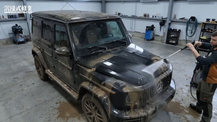 Mercedes G63 This Dirty?! 90 Seconds to a Mirror-Like Shine!