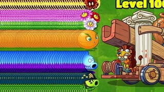 PvZ 2挑战 - 1000个植物最高等级对战自定义Zcorpion僵尸和随机Gargantuar僵尸等级100