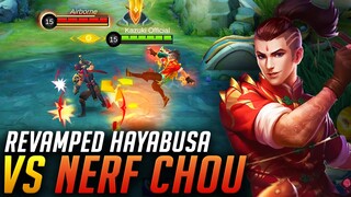 REVAMPED HAYABUSA VS NERF CHOU (WHO WILL WIN?) | MOBILE LEGENDS BANG BANG