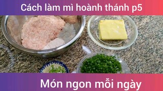 Làm mì hoành thánh p5