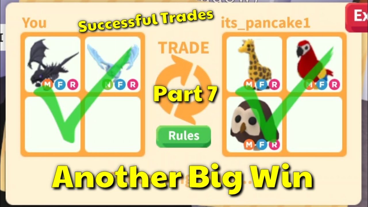 Trading All My Pets In Roblox Adopt Me! (Roblox Adopt me trading proofs) in  2023