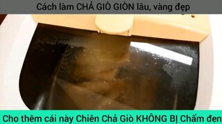 cách làm chả giò giòn lâu