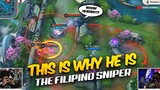 THIS IS WHY HE IS THE FILIPINO SNIPER!! 😮