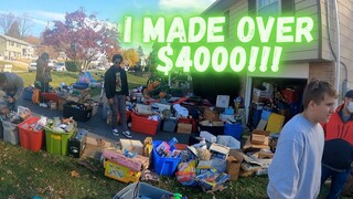 This garage sale was a GOLD MINE!!