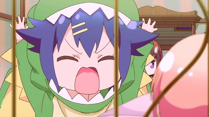 "The dragon roars! This is so cute!"
