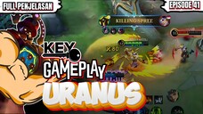 URANUS GAMEPLAY❗CARA MAIN URANUS GAK MATI MATI || URANUS BEST BUILD 2024.MLBB/MOBILE LEGENDS