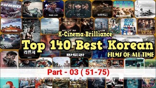 SE01 Episode 03 (51-75) - Top 140 Best Korean Movies of All Time Compilation From 1969 to 2024