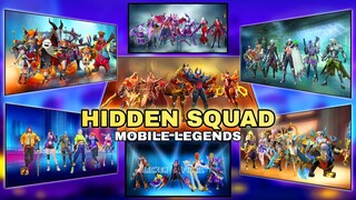 ALL HIDDEN SQUAD IN MOBILE LEGENDS 😍😍