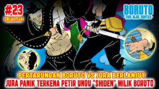 [SNEAK PEAK] JURA PANIK KENA SHIDEN BORUTO❗PETIR KELEMAHAN SHINJU❓BORUTO TWO BLUE VORTEX CHAPTER 23❗